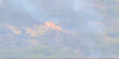 சதுரகிரியில் காட்டுத்தீ: மலை ஏற அனுமதி மறுப்பு!