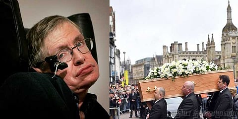 விஞ்ஞானி ஸ்டீபன் ஹாக்கிங்-காக 76 முறை ஒலிக்கப்பட்ட மணிகள்!