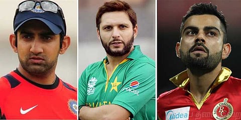 எல்லாம் எங்களுக்கு தெரியும் நீ கொஞ்சம்.... ! அஃப்ரிதியின் ட்வீட்டுக்கு காம்பீர், கோலி பதிலடி