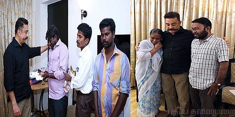 சொன்னபடி உஷா குடும்பத்திற்கு 10 லட்சம் தந்த கமல்ஹாசன்