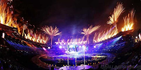 வண்ணமயமாக தொடங்கிய காமன்வெல்த் தொடக்க விழா நிகழ்ச்சிகள்