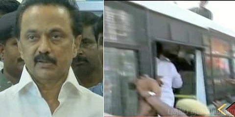 ஸ்டாலின் குண்டுக்கட்டாக தூக்கப்பட்டு கைது