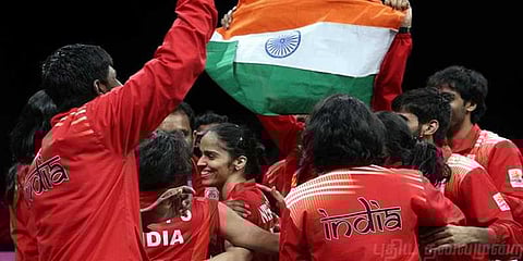 காமன்வெல்த் போட்டியில் பேட்மிண்டன் வீரர்களுக்கு தங்கம்