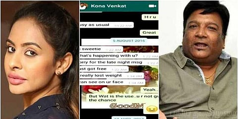 நடிகை ஸ்ரீ ரெட்டியின் அடுத்த அட்டாக்: கதாசிரியர் மீது பரபரப்பு புகார்!