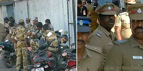 பல்லாவரத்தில் அதிரடி படை குவிப்பு: குவியும் நாம் தமிழர் கட்சி தொண்டர்கள்..!