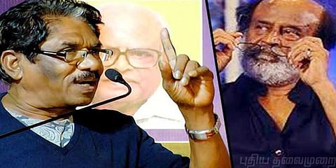 கர்நாடக காவியின் தூதுவர் ரஜினி - பாரதிராஜா கடும் தாக்கு