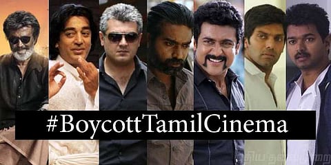 சமூக வலைத்தளத்தில் பற்றி எரியும் #BoycottTamilCinema
