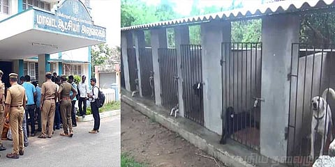 நாய் பண்ணையை முற்றுகையிட்டு போராட்டம்