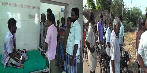 மருமகளை கொலை செய்துவிட்டு மகனையும் கத்தியால் குத்திய தந்தை!