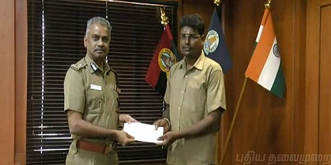 ஆட்டோவில் விரட்டிச் சென்று திருடனை பிடித்த ஓட்டுநர்