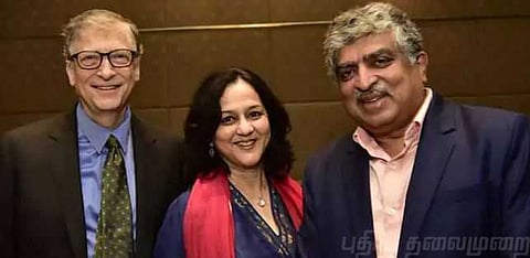 ஆதார் தகவல்கள் பாதுகாப்பானது தான் - சர்பிடிகேட் கொடுக்கிறார் பில் கேட்ஸ்