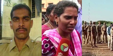 எஸ்.ஐ தான் என் கணவரை திட்டமிட்டு கொன்றார் - 5 மாத கர்ப்பிணி சந்தேகம்