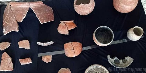 பண்டைக்கால பானைகளில் தமிழ் எழுத்துக்கள் : ஈரோட்டில் கண்டுபிடிப்பு