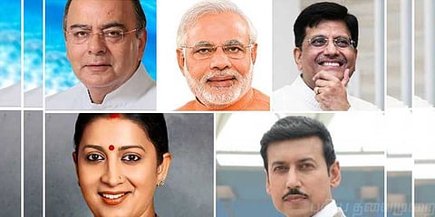 மத்திய அமைச்சரவையில் மாற்றம் - அருண் ஜெட்லி துறை பியூஷ் கோயலிடம் ஒப்படைப்பு