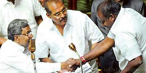 குமாரசாமிக்கு முதல்வர் பதவி - பாஜகவை வீழ்த்த காங்கிரஸ் திட்டம்