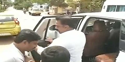 விபத்தில் சிக்கிய பெண்ணுக்கு காரை கொடுத்து உதவிய கமல்ஹாசன்