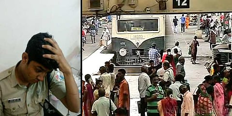 அரிவாளால் வெட்டிய திருடன் : ரத்தம் வடிய விரட்டிப்பிடித்த காவலர்!