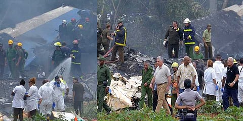 கியூபாவில் விமானம் விழுந்து விபத்து