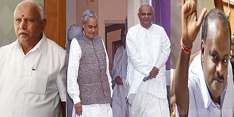 அப்போ தேவகவுடா.... இப்போ குமாரசாமி.....!