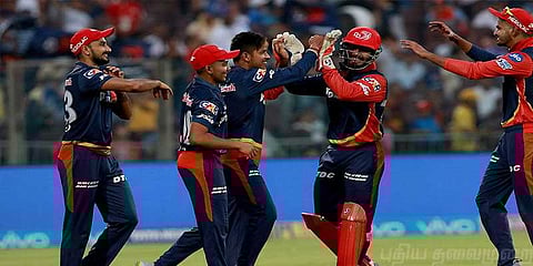 பரபரப்பான ஆட்டத்தில் மும்பை அணியை பிளே ஆஃப் வாய்ப்பில் இருந்து வெளியேற்றிய டெல்லி