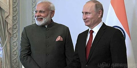 ரஷ்யா புறப்பட்டார் பிரதமர் நரேந்திர மோடி