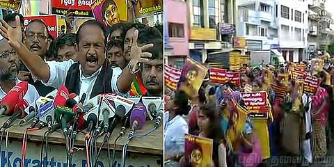 வைகோ, திருமுருகன் காந்தி மீது வழக்குப் பதிவு