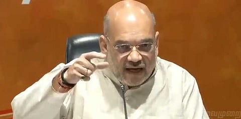 கர்நாடகாவில் மீண்டும் தேர்தல் நடத்த வேண்டும் - அமித்ஷா