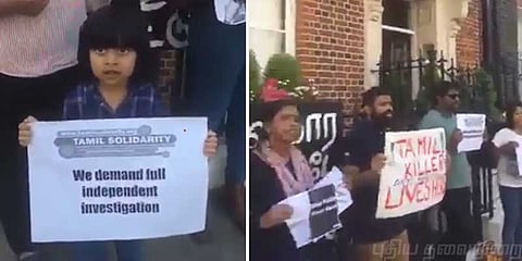 லண்டனில் ஸ்டெர்லைட் உரிமையாளர் வீட்டை முற்றுகையிட்ட தமிழர்கள்!