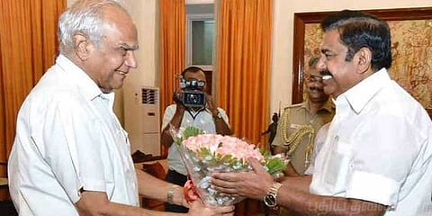 ஆளுநரை இரவு 9 மணிக்கு சந்திக்கிறார் முதலமைச்சர் பழனிசாமி