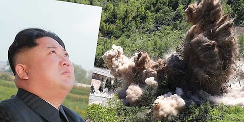 அணு ஆயுதக் கூடத்தை வெடி வைத்து தகர்த்த வடகொரியா