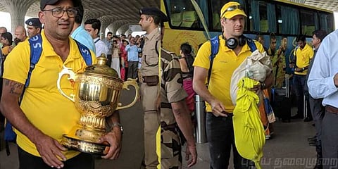 ‘சொந்த மண்’ வரும் சிஎஸ்கே சிங்கங்கள்: விசிலுடன் வரும் கோப்பை!