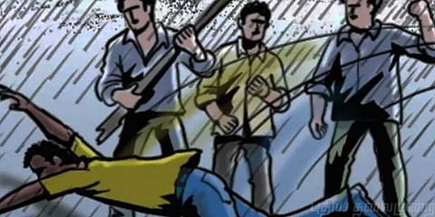 குழந்தை கடத்த வந்ததாக வடமாநில இளைஞர்கள் சிறைப்பிடிப்பு