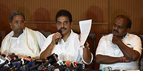 எட்டப்பட்டது உடன்பாடு: காங்கிரசுக்கு 22, மஜதவுக்கு 12 துறைகள் ஒதுக்கீடு