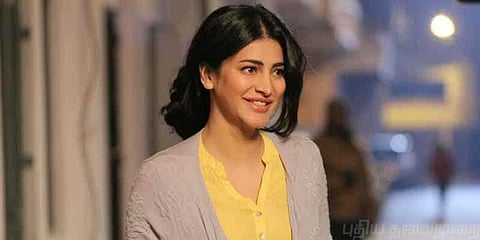 இந்தியில், வில்லனை காதலிக்கும் ஸ்ருதிஹாசன்!