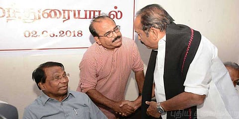 வைகோ- நாஞ்சில் சம்பத் திடீர் சந்திப்பு