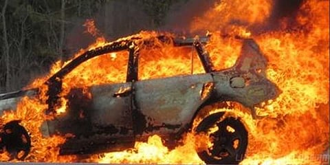 கார் தீப்பிடித்ததில் ஒருவர் உயிரிழப்பு