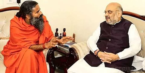 ‘2019 நாடாளுமன்ற தேர்தல்’ - பாபா ராமிடம் நேரில் ஆதரவு கோரினார் அமித்ஷா