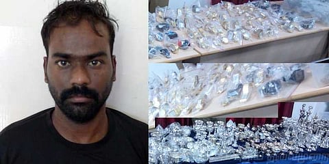 திருடியே “சூப்பர் மார்க்கெட்” வைத்த பலே திருடன் - பொறி வைத்து பிடித்த போலீஸ்