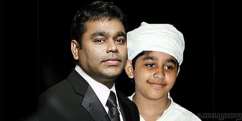 மகன் பத்தாம் வகுப்பில் வெற்றிப்பெற்றதற்கு ரஹ்மான் வாழ்த்து