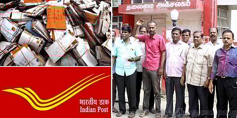 தமிழகம் முழுவதும் 5 லட்சம் தபால்கள் தேக்கம்....!