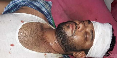 சென்னையில் பைக்கில் சென்ற நபருக்கு கத்திக்குத்து