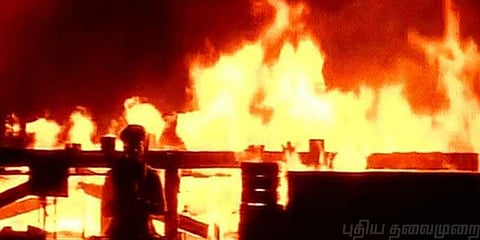 மும்பை தாராவியில் திடீர் தீ