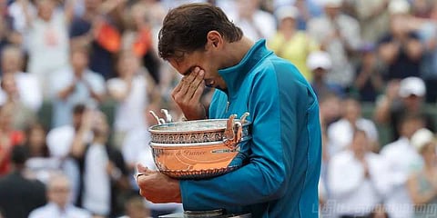 பிரஞ்ச் ஓபனில் மகுடம் சூடி நடால் சாதனை