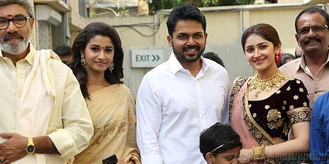 “முதல் சம்பளத்தில் சத்யராஜ் மாமா ஸ்வீட்ஸ் வாங்கிக் கொடுத்தார்” - சூர்யா ஹேப்பி