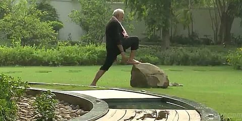 ஃபிட்னஸ் வீடியோவை வெளியிட்டார் பிரதமர் மோடி