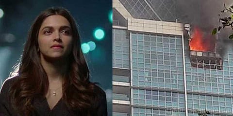 ‘நான் பாதுகாப்பாக இருக்கிறேன்’ - தீ விபத்துக்கு பின் தீபிகா விளக்கம்