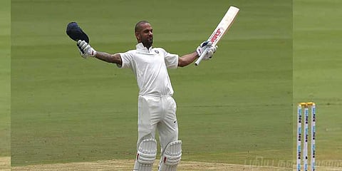 சேவாக் தவறவிட்டதை முடித்து வைத்தார் தவான் !