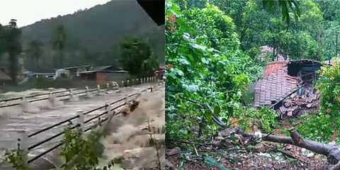 கேரளாவை புரட்டிப் போடும் மழை - நிலச்சரிவில் 3 குழந்தைகள் உட்பட 7 பேர் உயிரிழப்பு