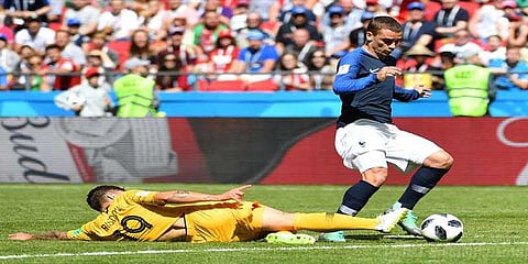 உலகக்கோப்பை: ஆஸ்திரேலியாவை வீழ்த்தி பிரான்ஸ் அணி அசத்தல்