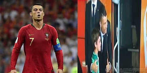 குட்டி ரசிகனும் ரொனால்டோவும்